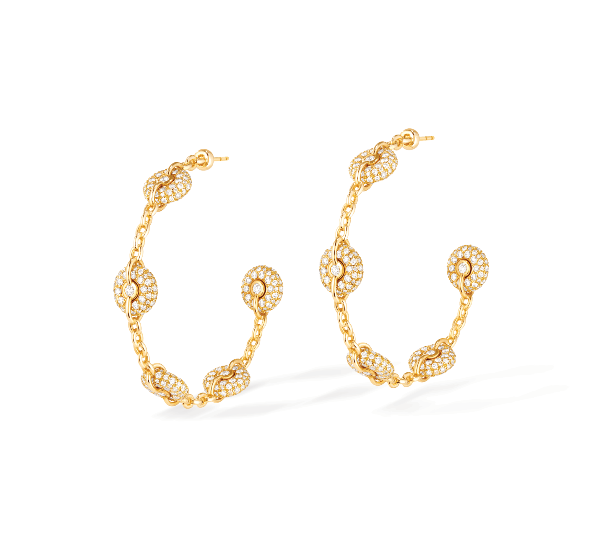 gold hoop earrings